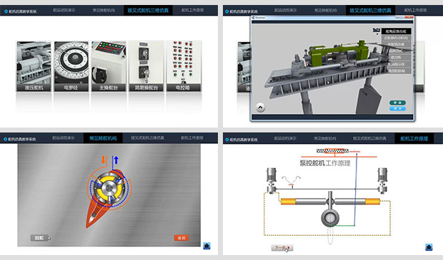 船舶液壓舵機(jī)三維仿真教學(xué)軟件運(yùn)用開發(fā)制作